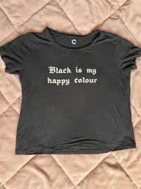 Дамска черна goth тениска