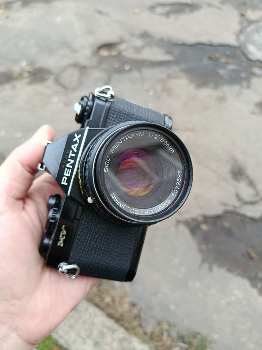 Aparat foto Pentax MV-1 + SMC Pentax-M 50mm f/2