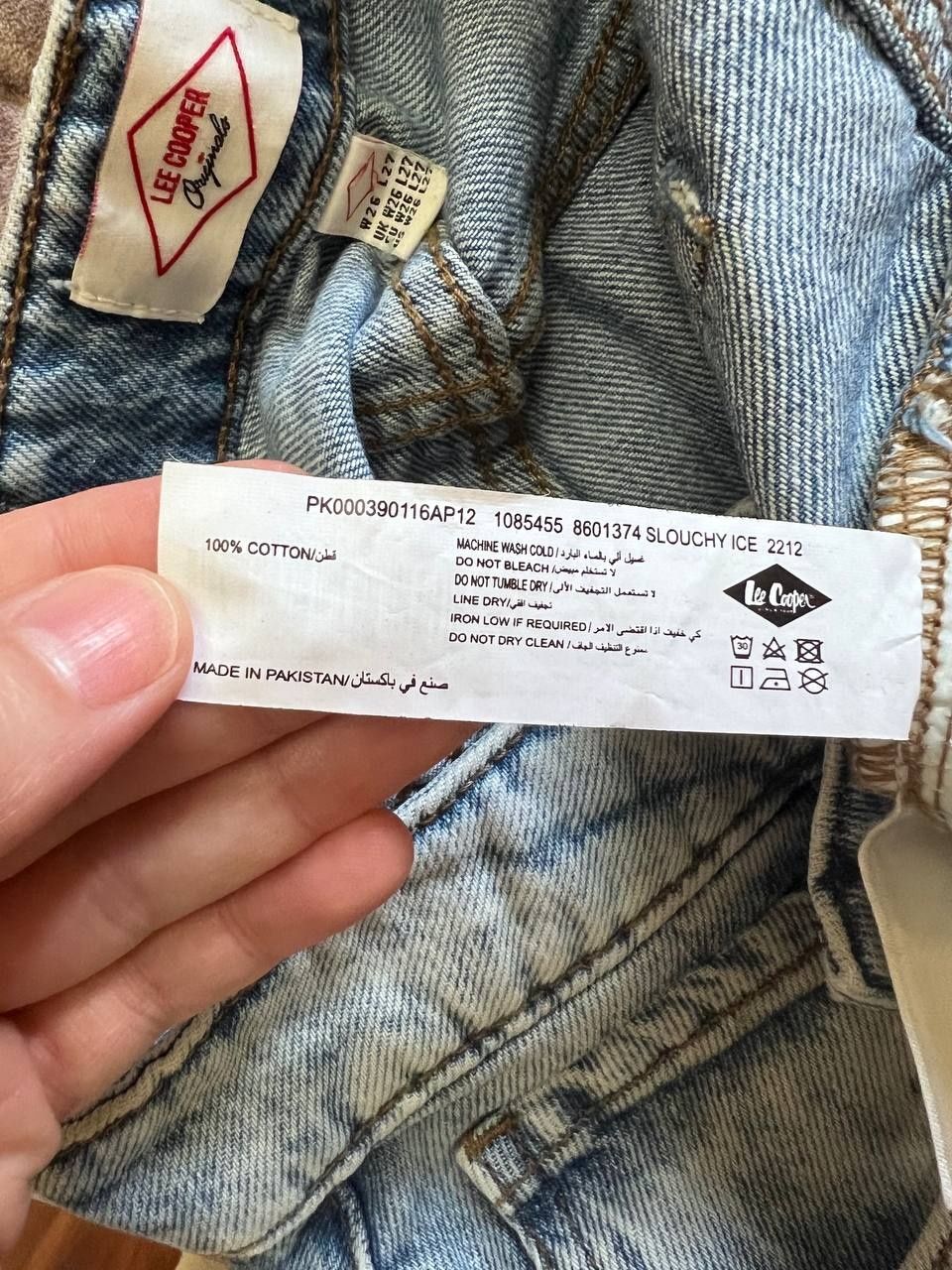 Джинсы Lee Cooper 100% хлопок.