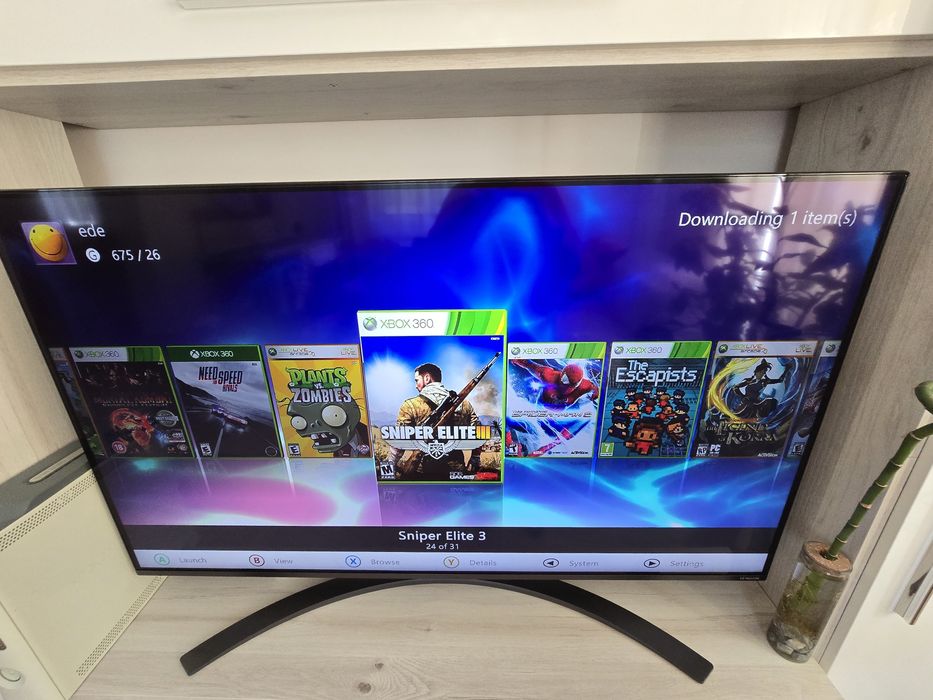 Vând xbox 360 cu 31 de jocuri