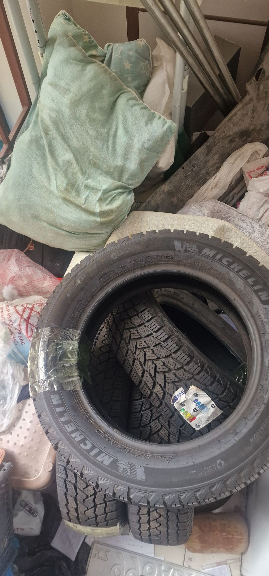Комплект новых зимних шин Michelin