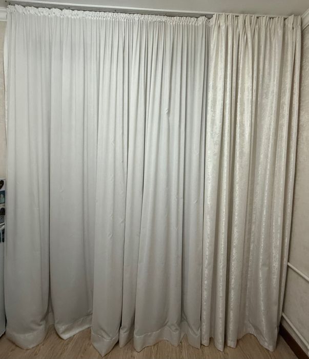 Шторы и тюль белые