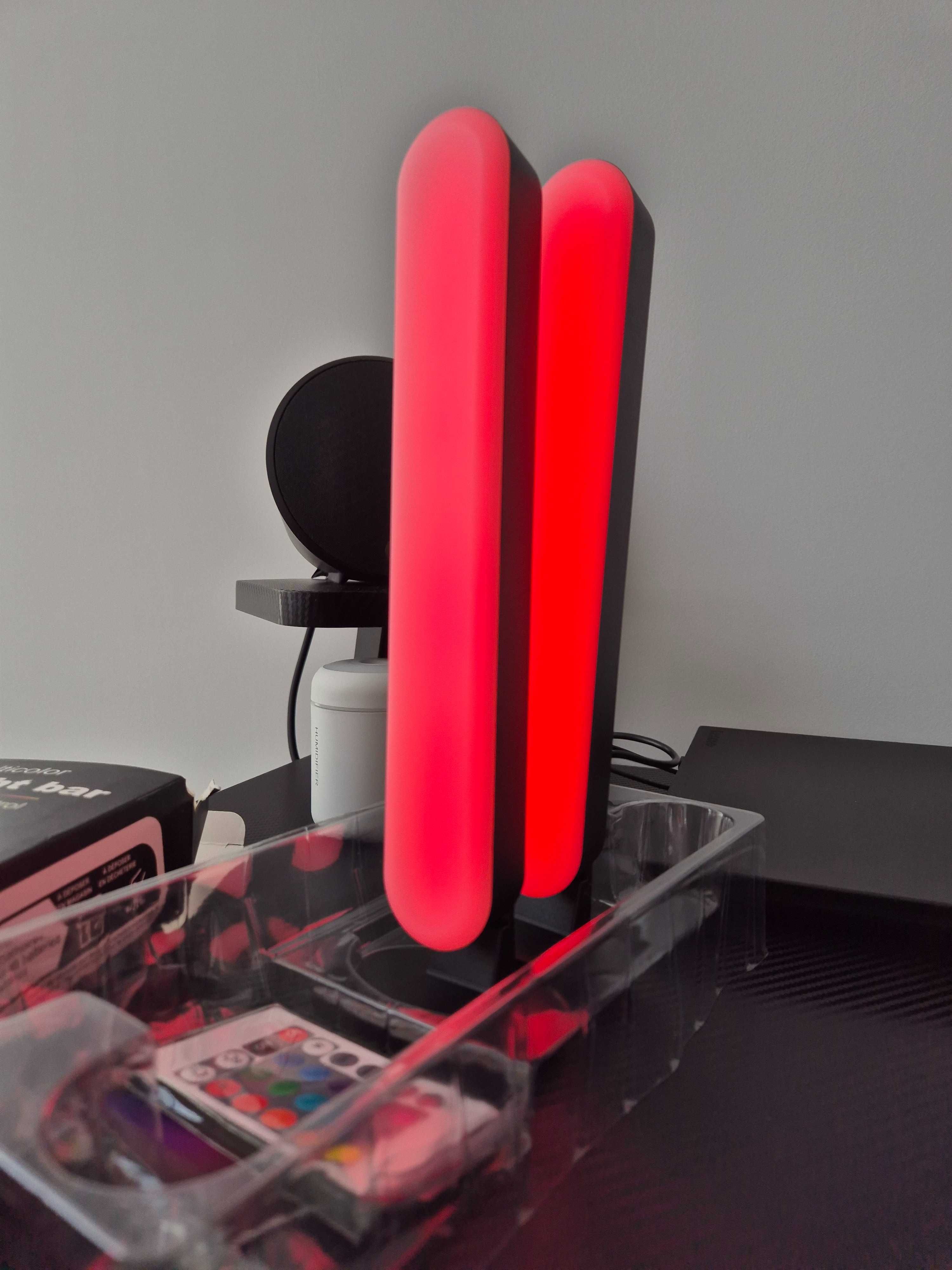 RGB LED лампи, амбиентна светлина, с дистанционно управление, 27см