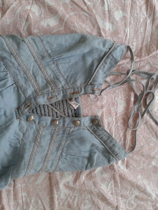 rochita bumbac denim marimea S second hand