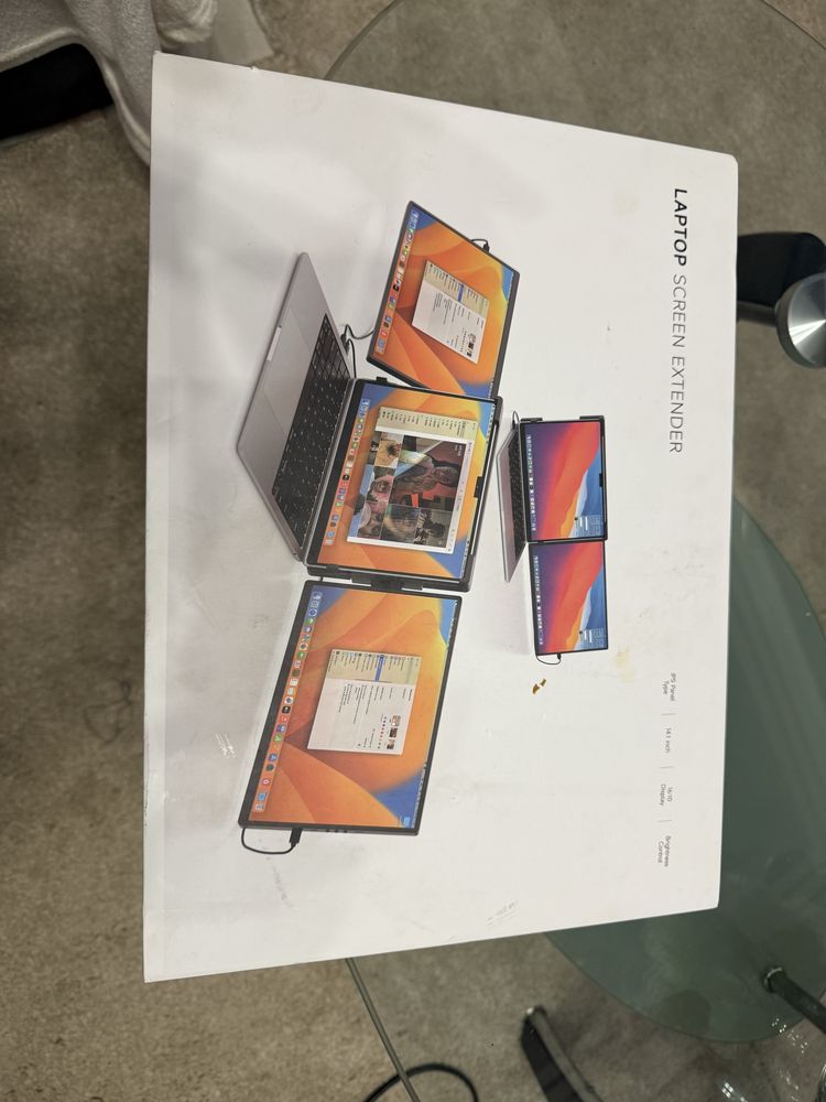 Laptop monitor extender