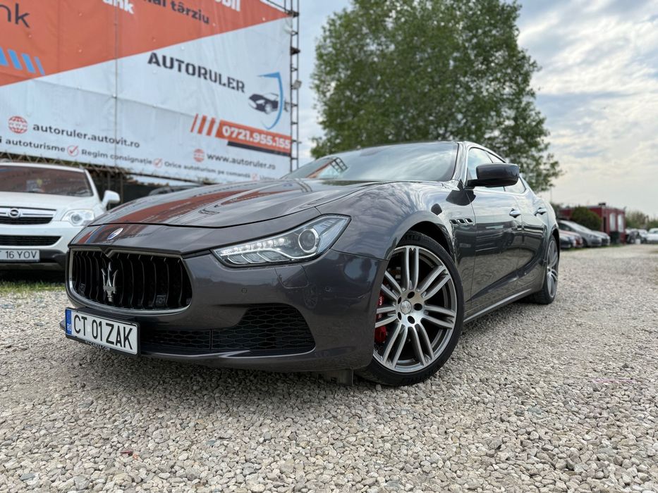 Maserati Ghibli SQ4/410cp/4x4/Variante/plata partiala 20000e avans 15000e rate