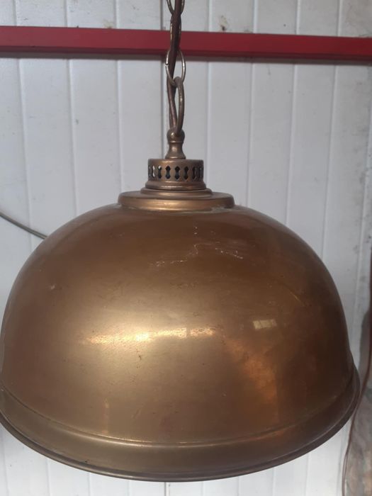 Accesoriu decorațiune pendul lumina alama Schroder Germania 1960