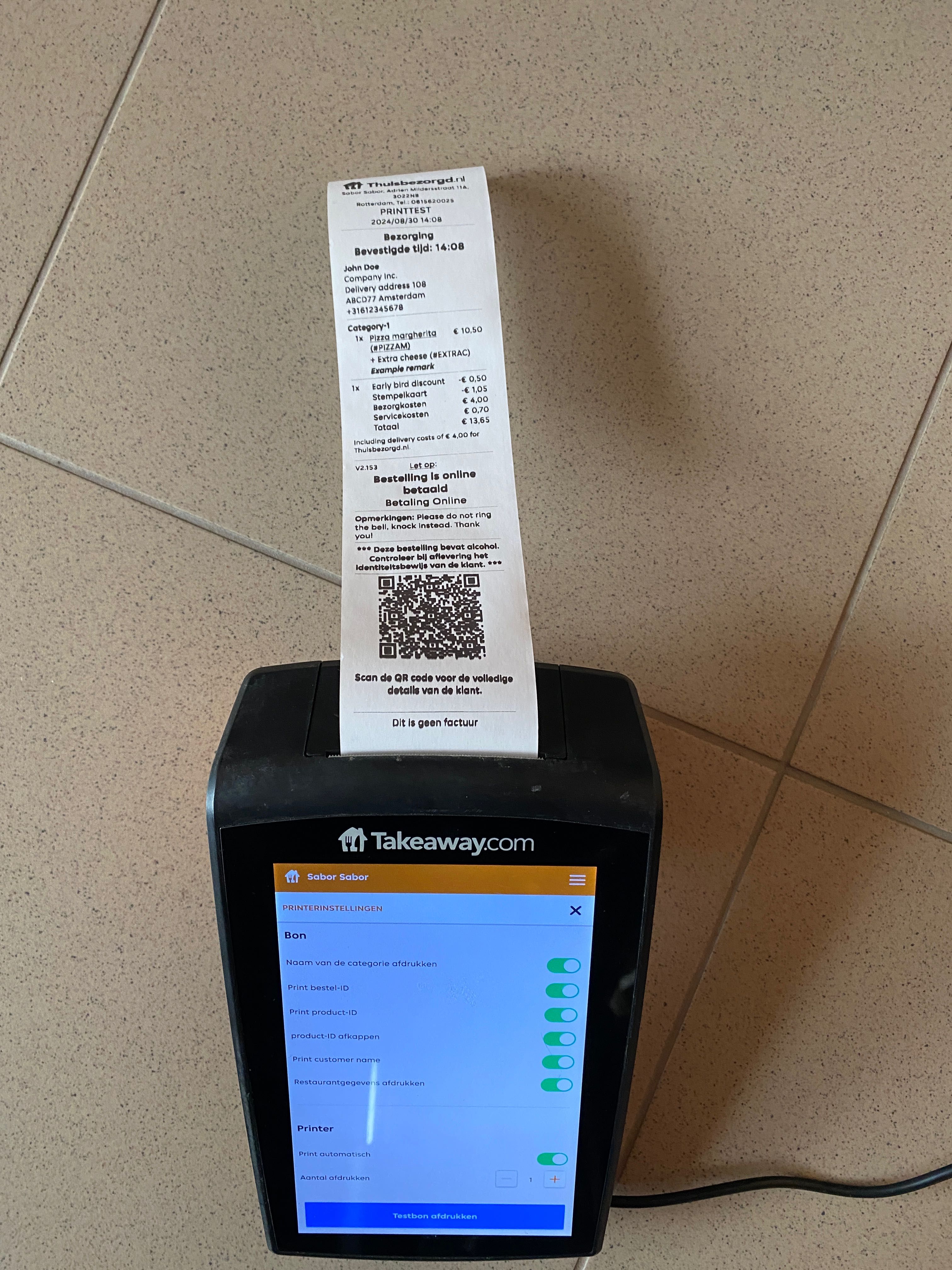 Takeaway Terminal T-Connect V2