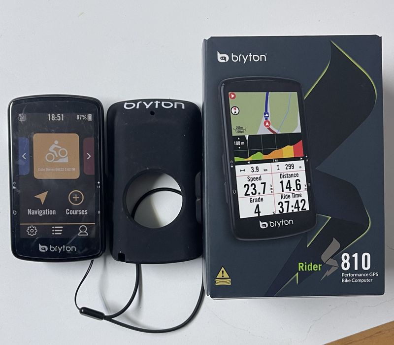Ciclocomputer Bryton S810 cu senzori HRM+CAD+VIT, garantie