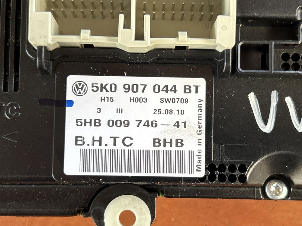 Panou comanda ventilatie clima vw passat b6 , 5K0907044BT