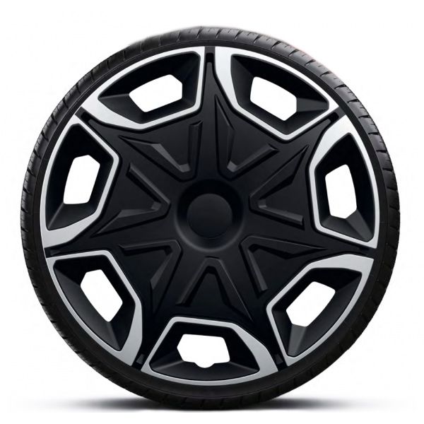 Тасове 15 цола SILVER BLACK – комплект 4 броя