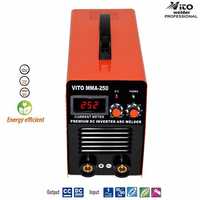Професионални Инверторни електрожени VITO- ММА 250 с дигитален дисплей