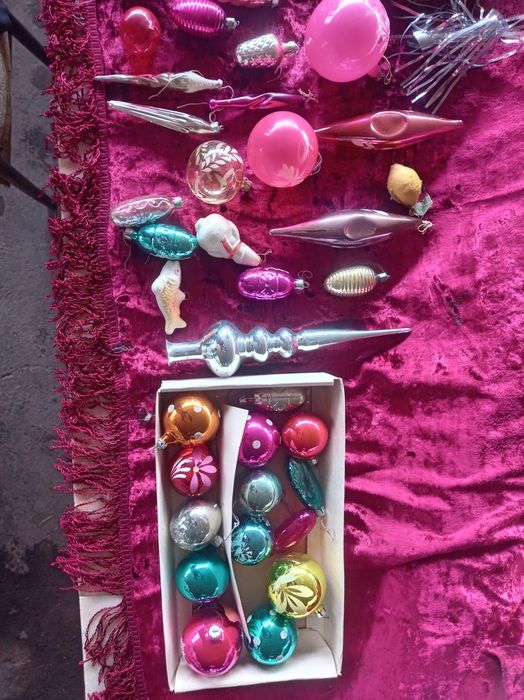 Советские коллекционные ёлочные игрушки