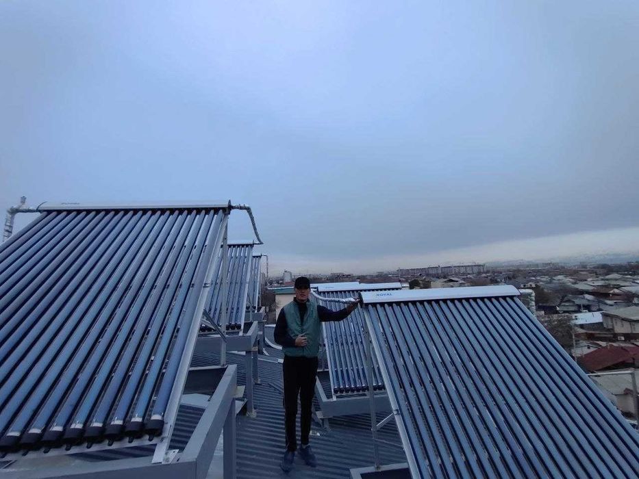 Установка солнечный водонагреватель | Гарантия работы | Сервис 24\7