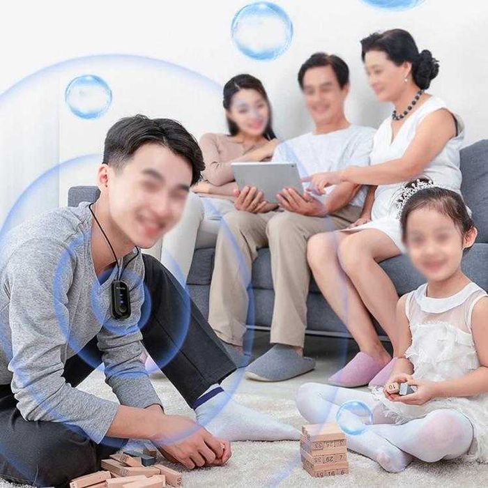 Фитнес Пречиствател Въздух Персонален Йонизатор Защита Вируси Бактерии