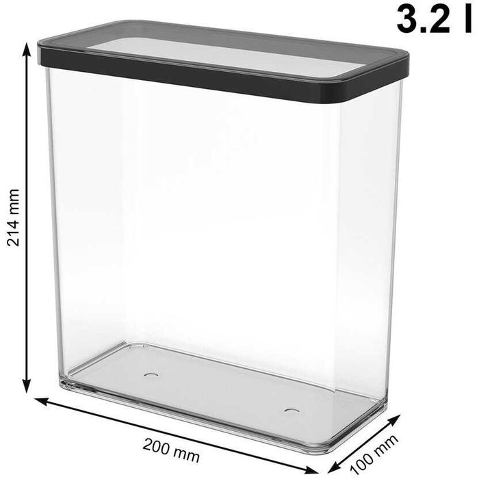 Cutie depozitare Rotho Premium LOFT 3,2 L – capac etanș