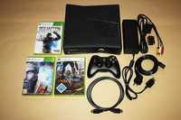 XBOX 360 S (cu HDMI + HDD 250GB) stare excelenta, complet + 3 jocuri