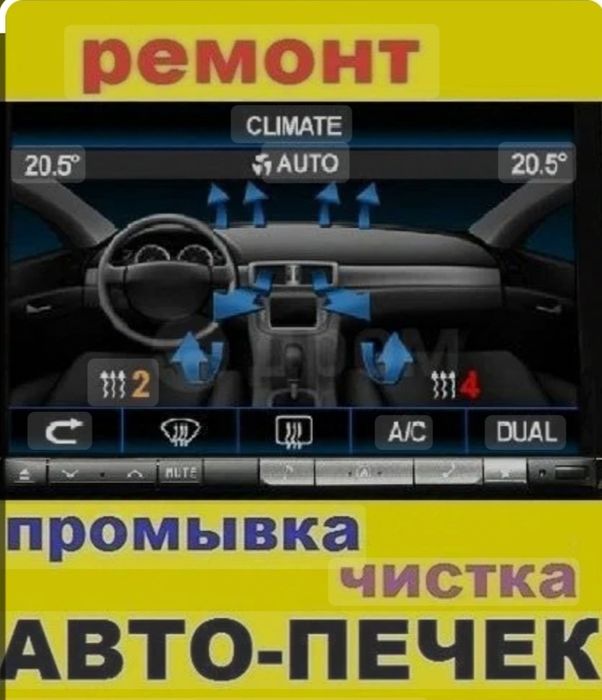 Промывка печки авто