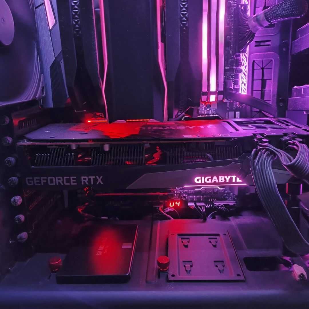 Placa Video RTX 3070 Ti Gigabyte Gaming OC Sigiliu RGB 8GB 3X