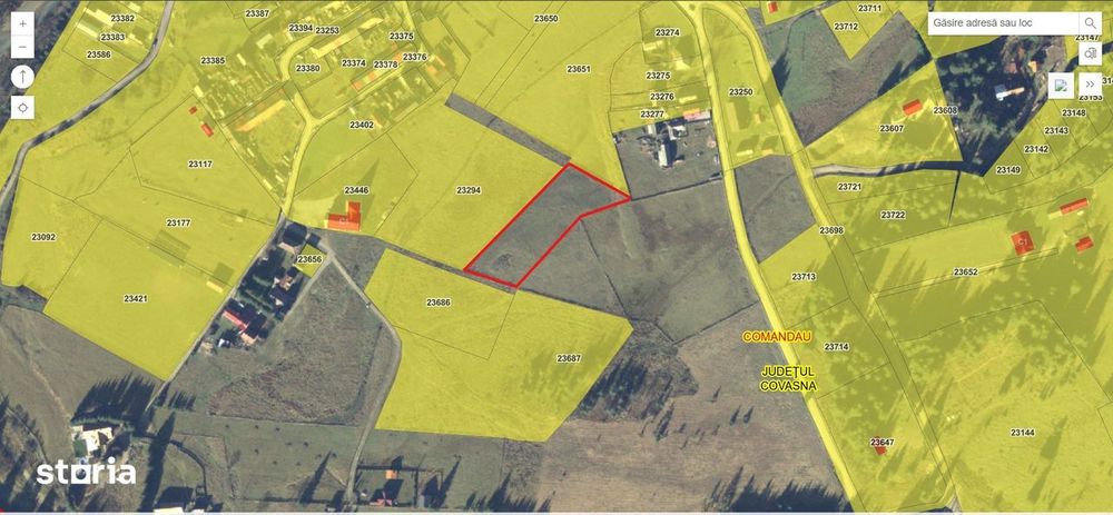 Teren intravilan de vânzare, 3900mp în Comandău!