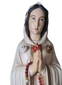 Maria Rosa Mystica Дева Мария стара дърворезба, италианска