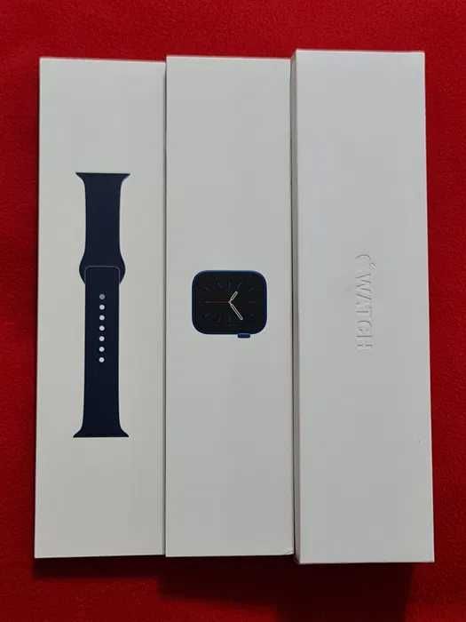 APPLE Watch Series 6 GPS + Cellular, 44mm Blue Aluminium Case, CA NOU!