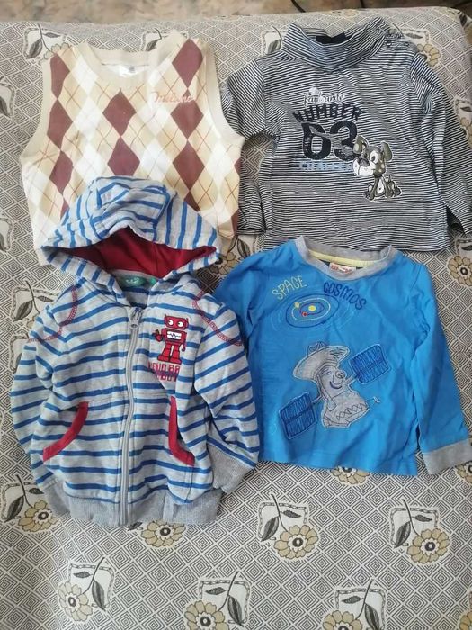 Вещи на мальчика 12-18 мес, рост 80 см