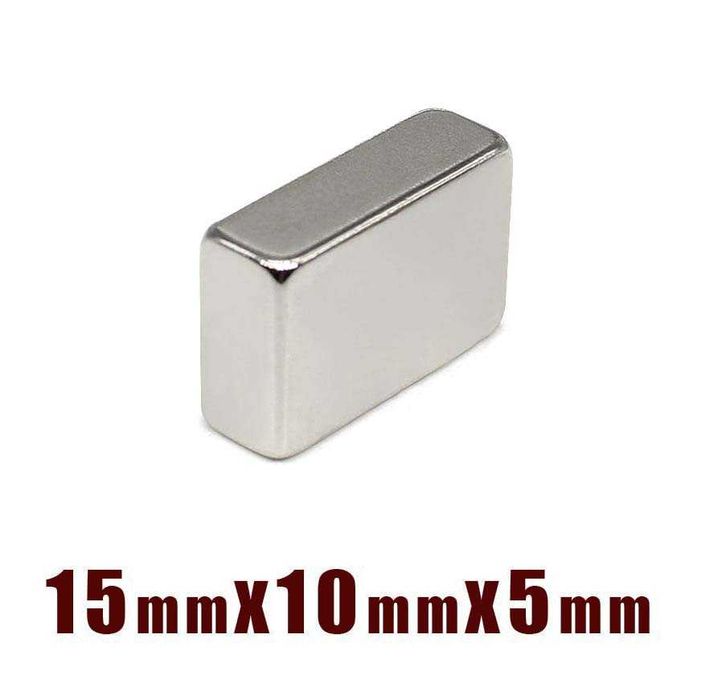Неодимов магнит 15x10x5mm N52, magnit, neodimov, магнити, magnet