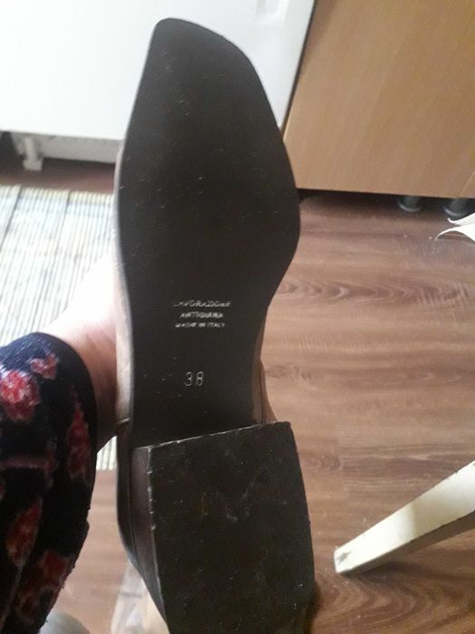 Cizme din piele nr 38 made in Italia