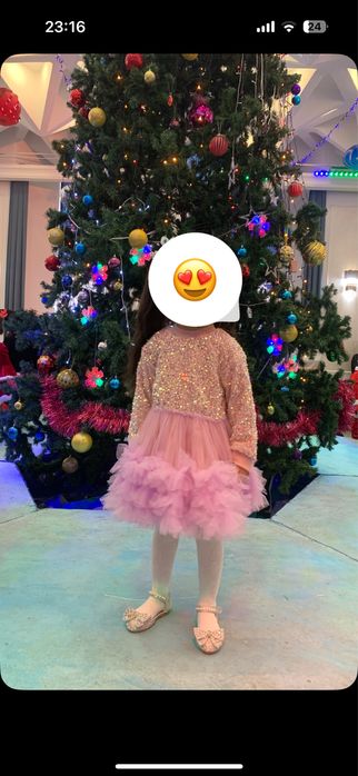 Платье детское на новый год