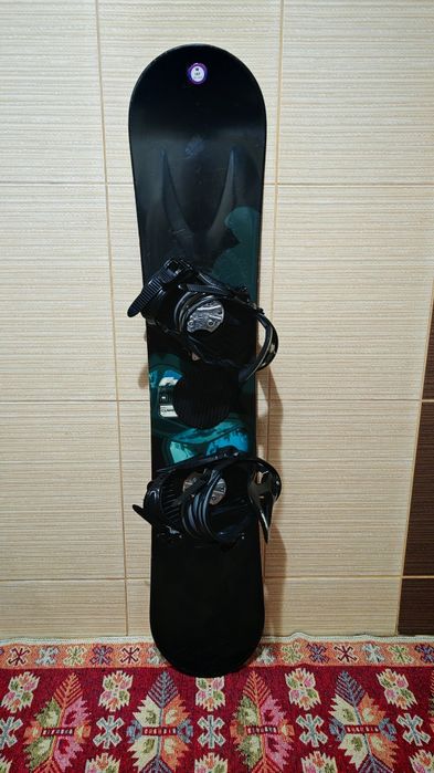 Placa snowboard 135 cm F2 -legaturi boots burton