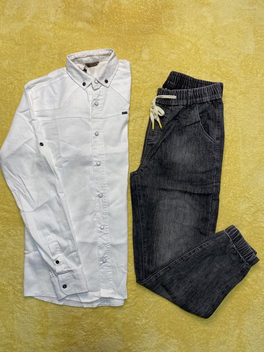 Мужская рубашка на кнопках