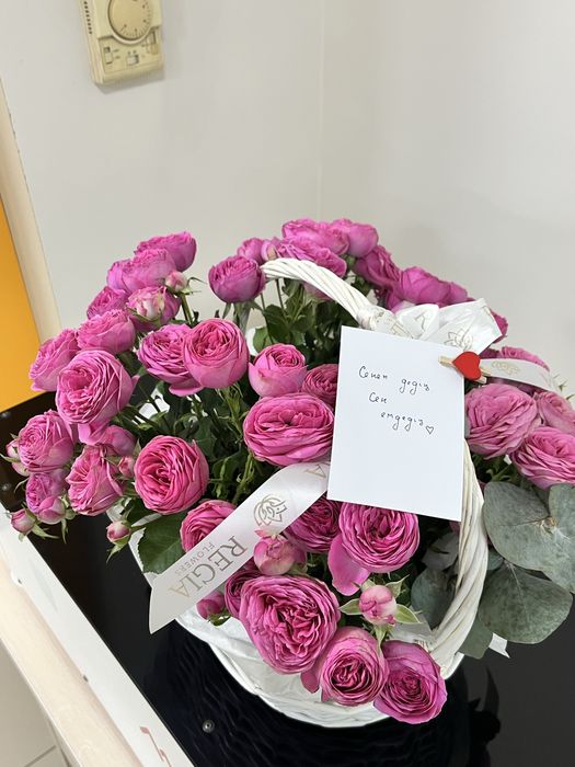 Розовые розы цветы