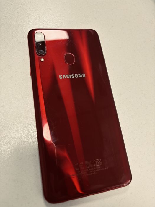 Телефон Самсунг А20S , красный