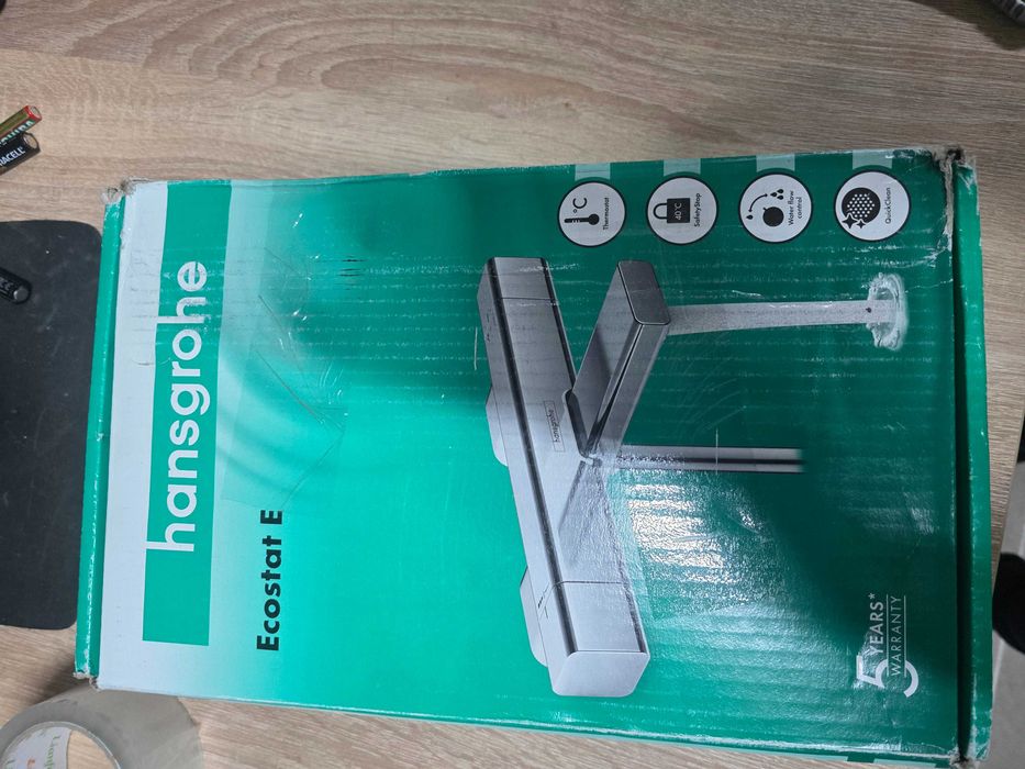 Hansgrohe Ecostat E - Baterie termostatată cadă, crom 15774000