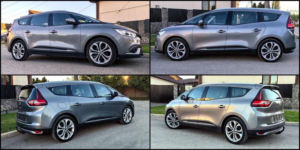 Renault Grand Scenic, 7 locuri, 2017, Lane/side assist, Roti 20"