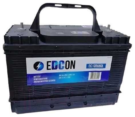 Аккумуляторы с доставкой Edcon 105Ah 680A 330x175x225 + -