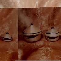 Arta Africana, Berber Tuareg, vase impletite, vintage, colectie