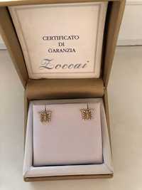 Серьги с бриллиантами Zoccia Италия