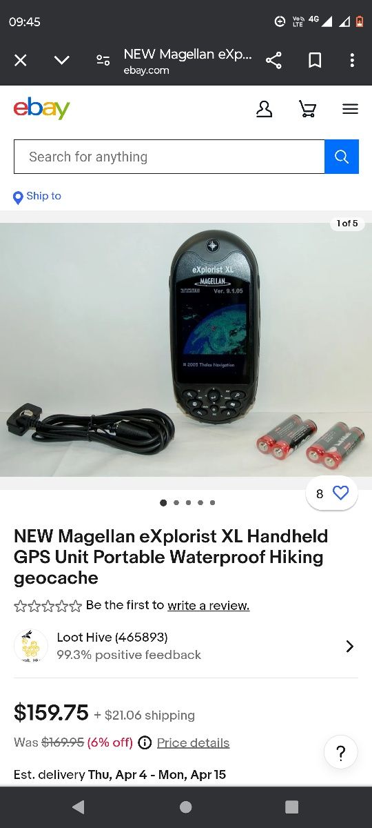 GPS Magellan explorist