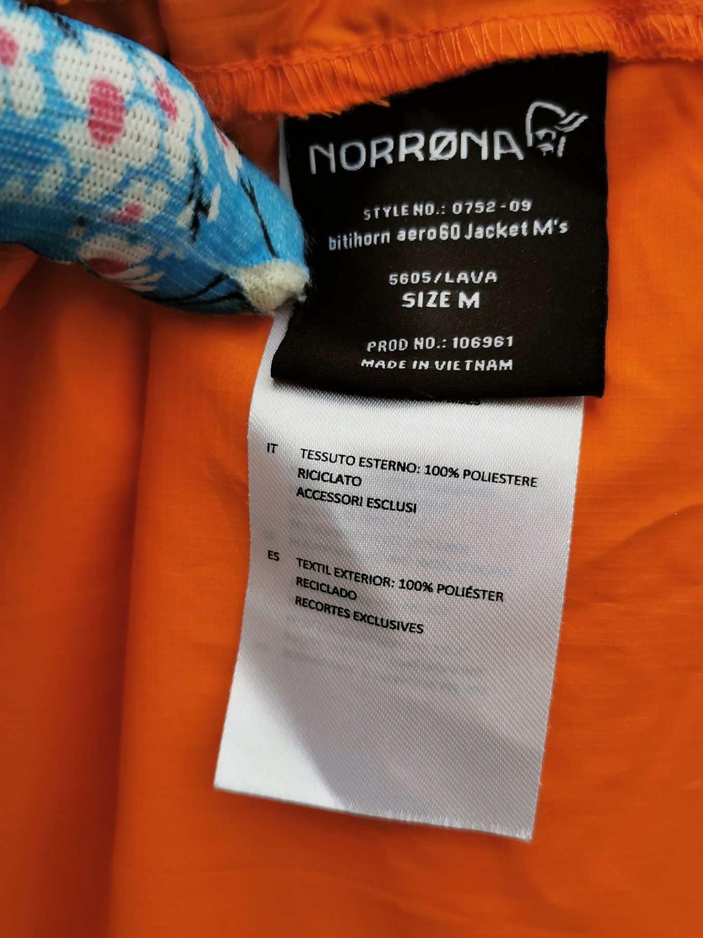 Geacă ultra light Norrona Aero M bărbați, windstopper