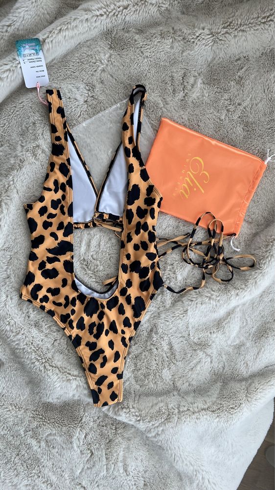 Costum de baie leopard