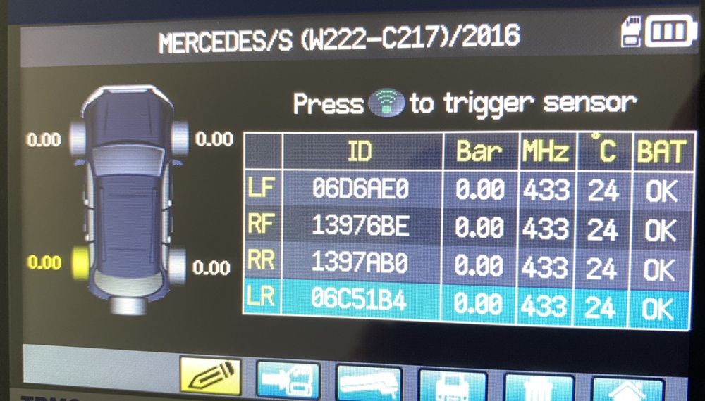 Senzori presiune mercedes A B C E S GLK GLC GLE GLS CLS ML CLA class