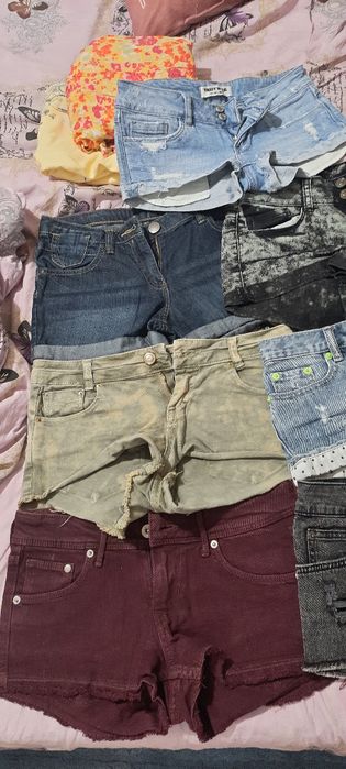 Pantaloni scurti blugi 7 buc