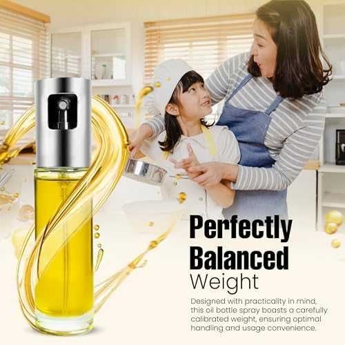 Нова Стъклена маслена спрей бутилка 100 мл за готвене и печене кухня