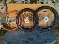 Set roti bicicleta mtb 26,27.5,29 inchi, discuri frana, jante duble