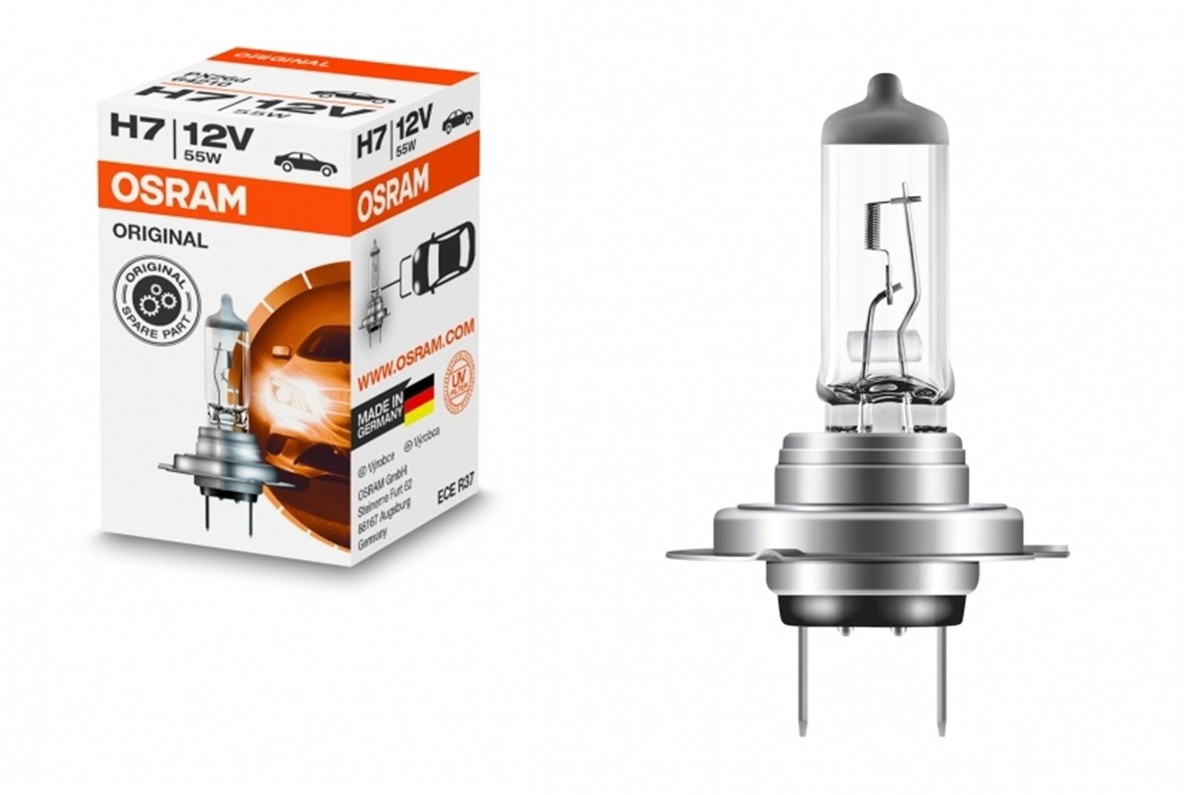 Bec Auto Halogen far Osram 64210 H7 12V 55W