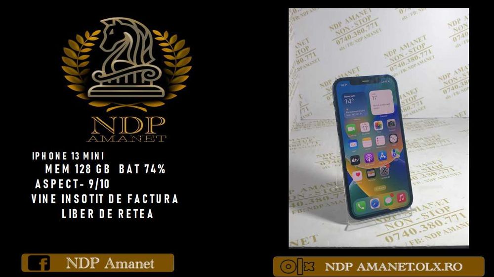 NDP Amanet Calea Mosilor 298 IPHONE 13 MINI (44423)
