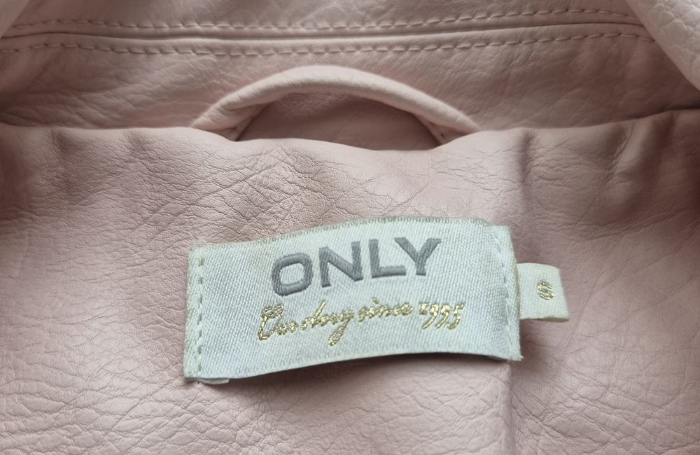 Кожено байкър яке Only, размер S