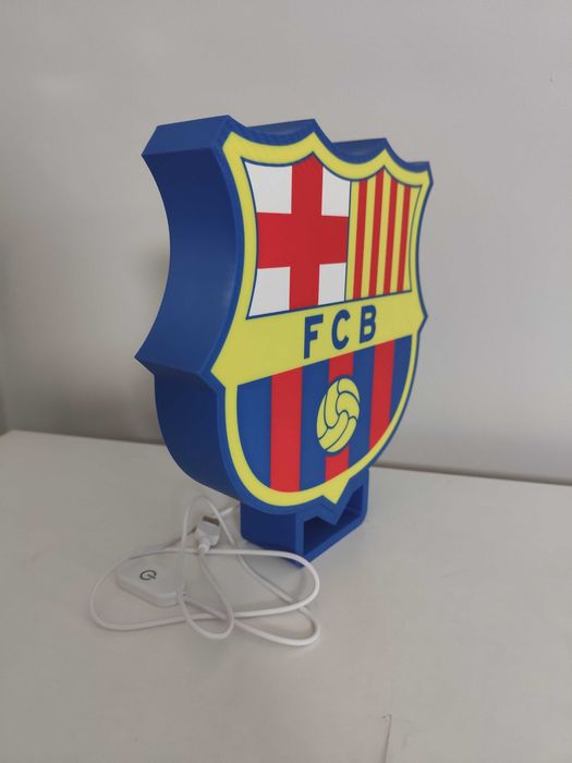 3д лампа FC Barcelona